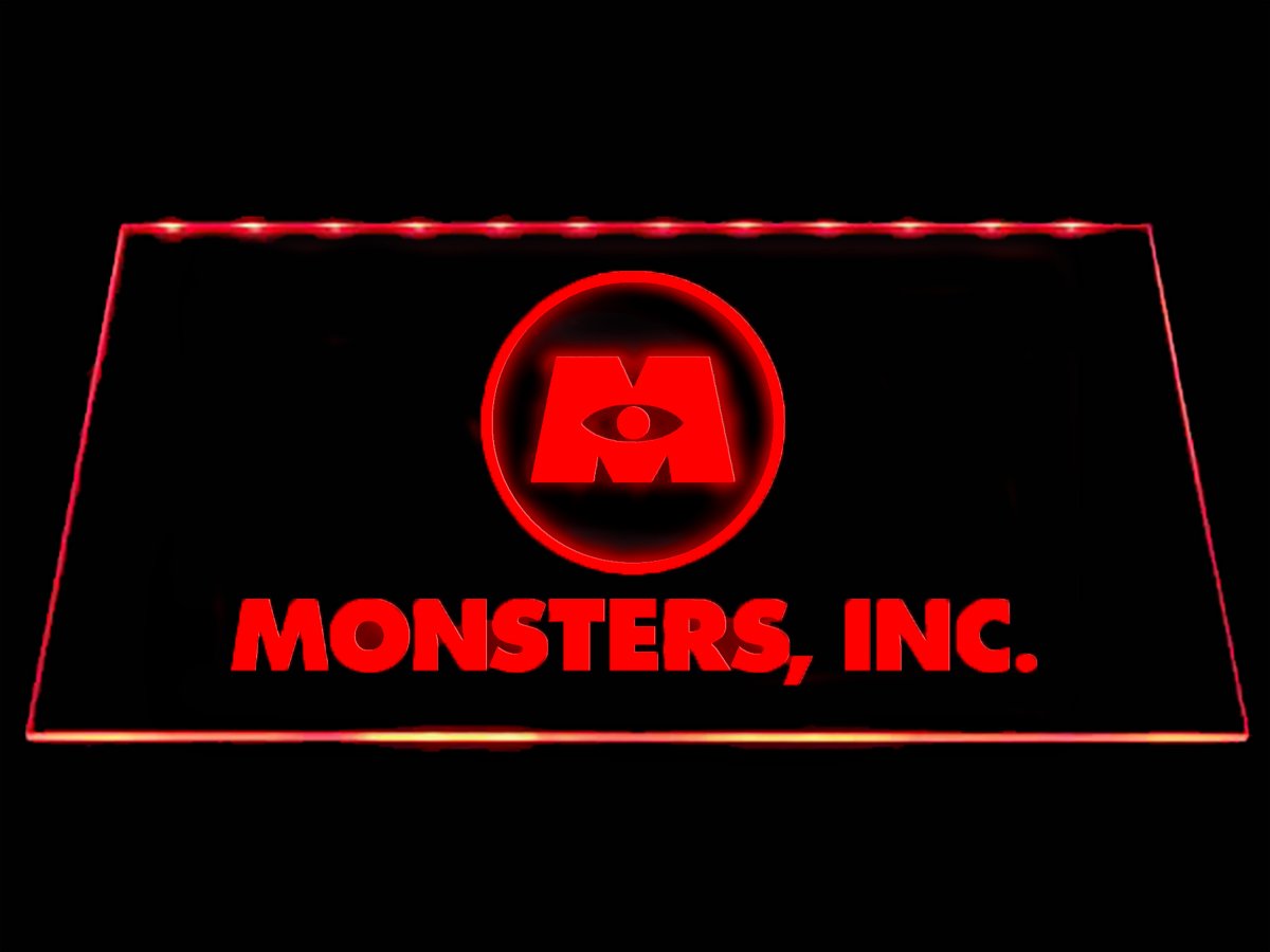 monsters inc sign Monsters, INC. LED Neon Sign USB