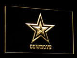 Dallas Cowboys LED Neon Sign Electrical - Yellow - TheLedHeroes