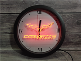 Chevrolet Corvette LED Wall Clock - Multicolor - TheLedHeroes