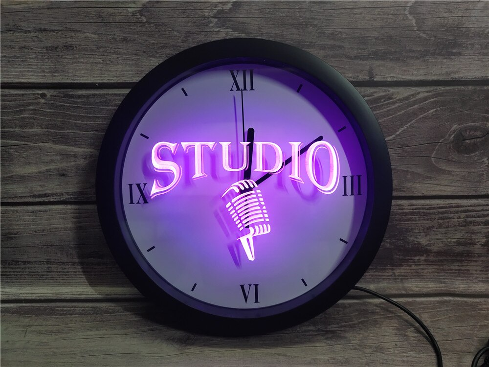 Studio LED Wall Clock - Multicolor - TheLedHeroes