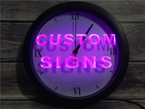 Custom LED Wall Clock -  - TheLedHeroes