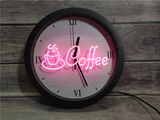 Coffee LED Wall Clock -  - TheLedHeroes