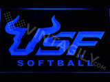 USF Softball LED Neon Sign Electrical - Blue - TheLedHeroes