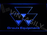 FREE Groulx Equipment LED Sign - Blue - TheLedHeroes