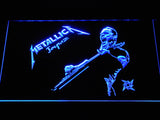 Metallica (3) LED Neon Sign Electrical - Blue - TheLedHeroes