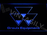Groulx Equipment LED Neon Sign USB - Blue - TheLedHeroes