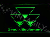 FREE Groulx Equipment LED Sign - Green - TheLedHeroes