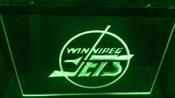 Winnipeg Jets (2) LED Neon Sign USB - Green - TheLedHeroes