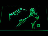 Metallica (3) LED Neon Sign USB - Green - TheLedHeroes