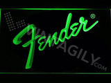Fender LED Neon Sign USB - Green - TheLedHeroes