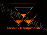 FREE Groulx Equipment LED Sign - Orange - TheLedHeroes