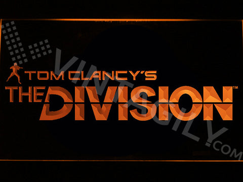 Tom Clancy's The Division LED Sign - Orange - TheLedHeroes