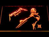 FREE Metallica (3) LED Sign - Orange - TheLedHeroes