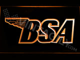 BSA Motorcycles LED Sign - Orange - TheLedHeroes