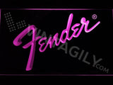 Fender LED Neon Sign Electrical - Purple - TheLedHeroes