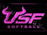 USF Softball LED Neon Sign Electrical - Purple - TheLedHeroes