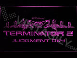 Terminator 2 Judgment Day LED Neon Sign USB - Purple - TheLedHeroes
