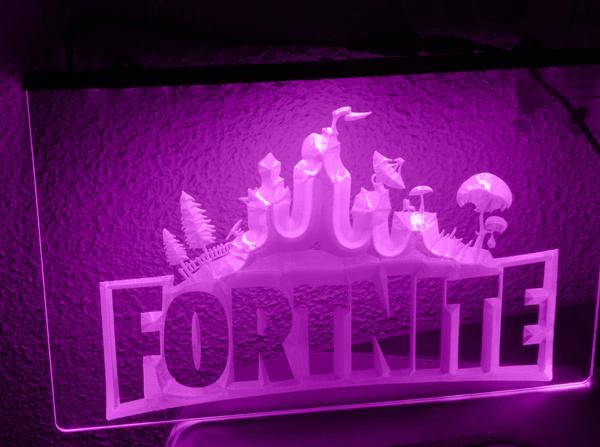 Fortnite LED Sign - Purple - TheLedHeroes