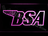 BSA Motorcycles LED Sign - Purple - TheLedHeroes