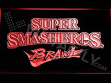 Super Smash Bros Brawl LED Neon Sign Electrical - Red - TheLedHeroes