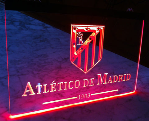 Atl?ϴico Madrid LED Neon Sign Electrical - Red - TheLedHeroes