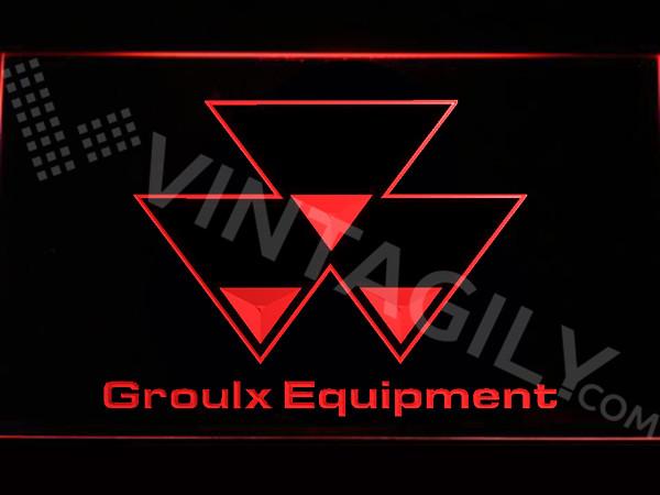 Groulx Equipment LED Neon Sign USB - Red - TheLedHeroes