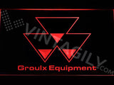 Groulx Equipment LED Neon Sign USB - Red - TheLedHeroes