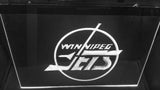 Winnipeg Jets (2) LED Neon Sign Electrical - White - TheLedHeroes