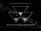 Groulx Equipment LED Neon Sign USB - White - TheLedHeroes