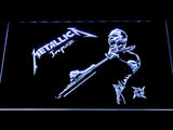 Metallica (3) LED Neon Sign Electrical - White - TheLedHeroes