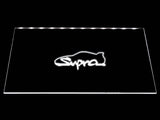 Toyota Supra LED Neon Sign USB - White - TheLedHeroes