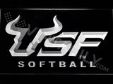 USF Softball LED Neon Sign Electrical - White - TheLedHeroes