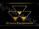 Groulx Equipment LED Neon Sign USB - Yellow - TheLedHeroes
