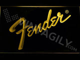 Fender LED Sign - Yellow - TheLedHeroes