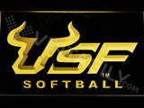 USF Softball LED Neon Sign Electrical - Yellow - TheLedHeroes