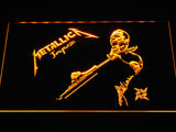 Metallica (3) LED Neon Sign USB - Yellow - TheLedHeroes