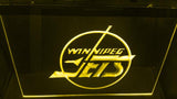 Winnipeg Jets (2) LED Neon Sign USB - Yellow - TheLedHeroes