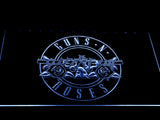 Guns N Roses LED Neon Sign USB - White - TheLedHeroes