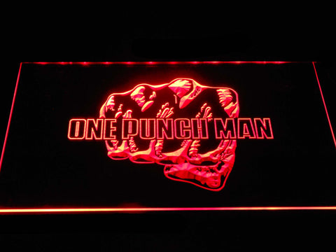 FREE One Punch Man LED Sign - Red - TheLedHeroes