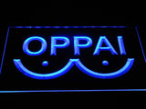Saitama Oppai LED Neon Sign USB - Blue - TheLedHeroes
