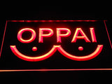 Saitama Oppai LED Neon Sign USB - Red - TheLedHeroes