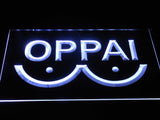 Saitama Oppai LED Neon Sign USB - White - TheLedHeroes