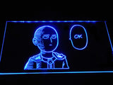 Saitama OK LED Neon Sign Electrical - Blue - TheLedHeroes