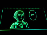 Saitama OK LED Neon Sign USB - Green - TheLedHeroes