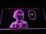 Saitama OK LED Neon Sign USB - Purple - TheLedHeroes