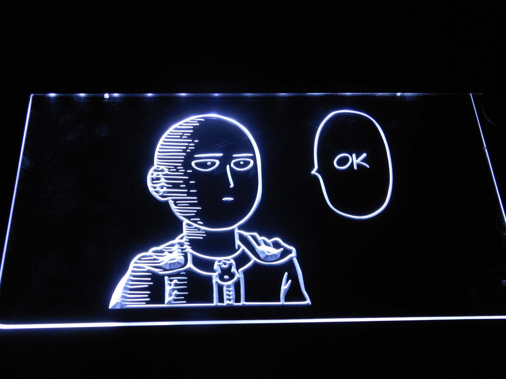Saitama OK LED Neon Sign Electrical - White - TheLedHeroes