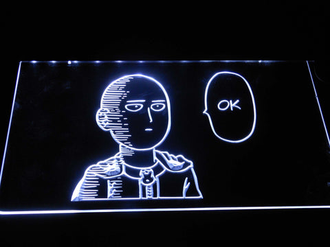 Saitama OK LED Neon Sign Electrical - White - TheLedHeroes