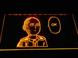 Saitama OK LED Neon Sign USB - Yellow - TheLedHeroes