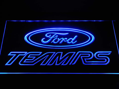 Ford TEAMRS LED Neon Sign Electrical - Blue - TheLedHeroes