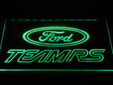 Ford TEAMRS LED Neon Sign USB - Green - TheLedHeroes